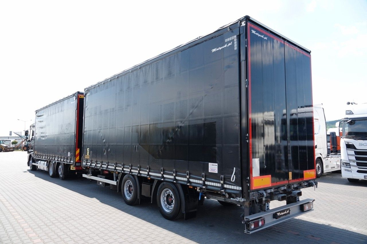DAF XF 480 / ZESTAW TANDEM / 120 M3 / PRZEJAZDOWY / - משאית וילונות צד: תמונה 3 DAF XF 480 / ZESTAW TANDEM / 120 M3 / PRZEJAZDOWY / - משאית וילונות צד: תמונה 3