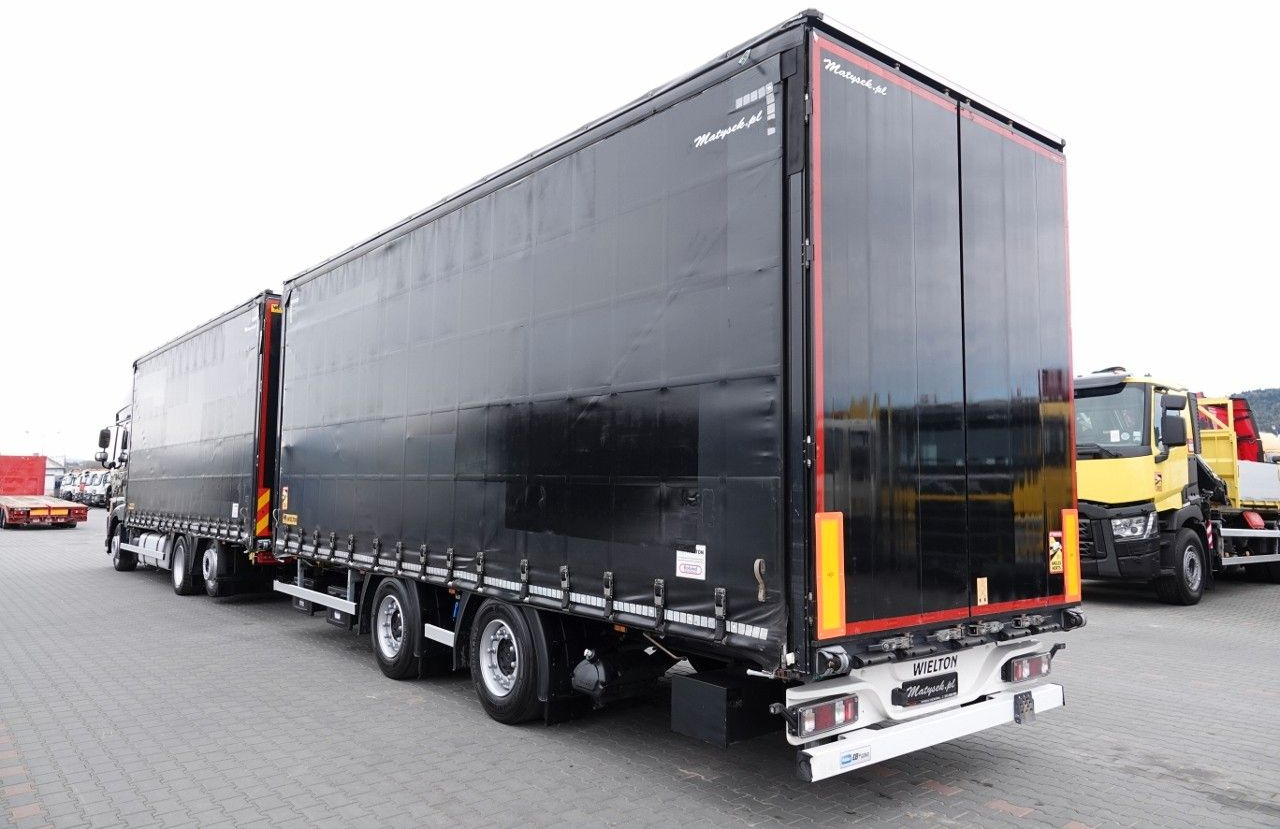 DAF XF 480 / ZESTAW TANDEM / 120 M3 / PRZEJAZDOWY / - משאית וילונות צד: תמונה 3 DAF XF 480 / ZESTAW TANDEM / 120 M3 / PRZEJAZDOWY / - משאית וילונות צד: תמונה 3