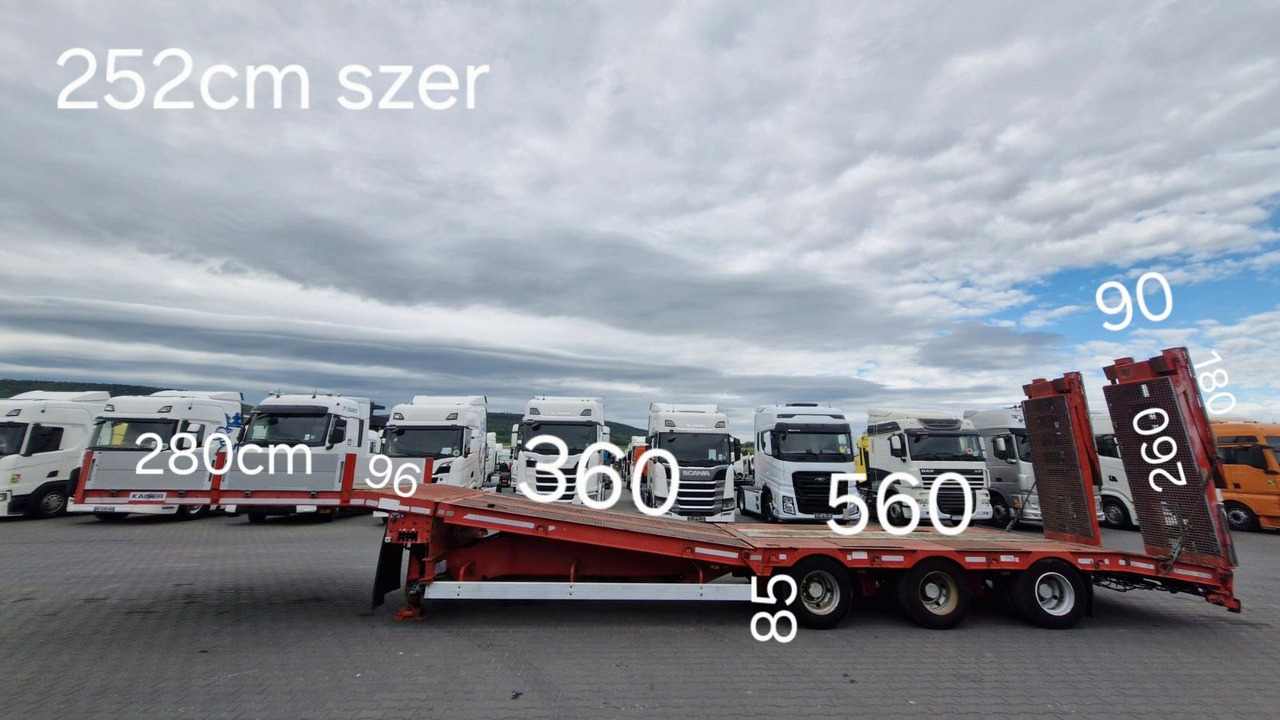 Kaiser S450 / NACZEPA LAWETA / NISKOPODWOZIE / PODEST H - סמיטריילר עם מטען נמוך: תמונה 2 Kaiser S450 / NACZEPA LAWETA / NISKOPODWOZIE / PODEST H - סמיטריילר עם מטען נמוך: תמונה 2