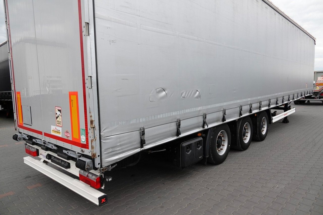 סמיטריילר עם וילונות צד Kässbohrer FIRANKA / MEGA / LOWDECK / 2021 ROK / DACH PODNO: תמונה 9