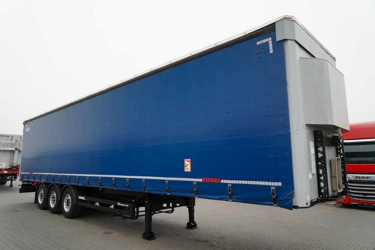 Kögel / STANDARD / FIRANKA MULDA DO STALI - 9 M / PLAN - סמיטריילר עם וילונות צד: תמונה 2 Kögel / STANDARD / FIRANKA MULDA DO STALI - 9 M / PLAN - סמיטריילר עם וילונות צד: תמונה 2