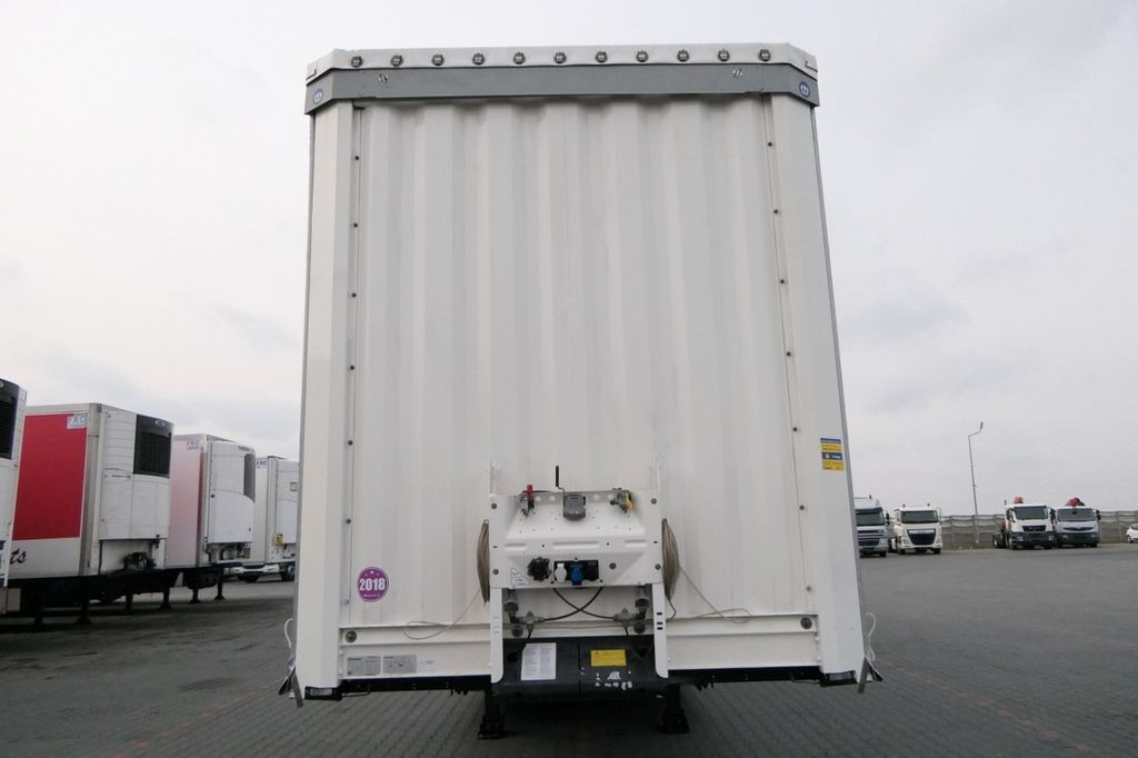 סמיטריילר עם וילונות צד Krone CURTAINSIDER/MEGA/PALLET BOX/LIFTED ROOF & AXLE/: תמונה 10