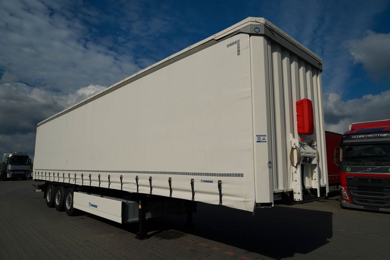 Krone FIRANKA / KOSZ NA PALETY / 2 OSIE PODNOSZONE / 2 - סמיטריילר עם וילונות צד: תמונה 2 Krone FIRANKA / KOSZ NA PALETY / 2 OSIE PODNOSZONE / 2 - סמיטריילר עם וילונות צד: תמונה 2