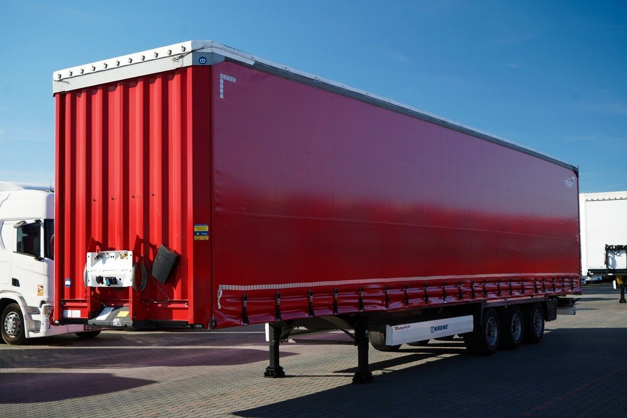 Krone FIRANKA / MEGA / 2018 / OŚ PODNOSZONA / LOW DECK - סמיטריילר עם וילונות צד: תמונה 3 Krone FIRANKA / MEGA / 2018 / OŚ PODNOSZONA / LOW DECK - סמיטריילר עם וילונות צד: תמונה 3