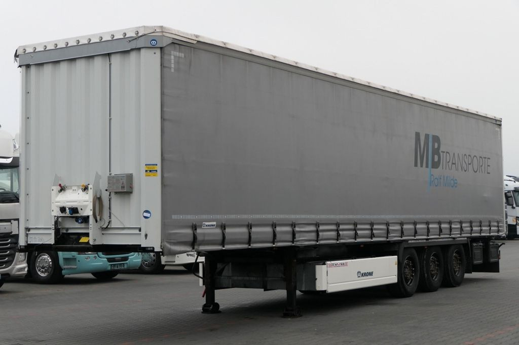 Krone FIRANKA STANDARD / 2020 ROK / OŚ PODNOSZONA - סמיטריילר עם וילונות צד: תמונה 1 Krone FIRANKA STANDARD / 2020 ROK / OŚ PODNOSZONA - סמיטריילר עם וילונות צד: תמונה 1