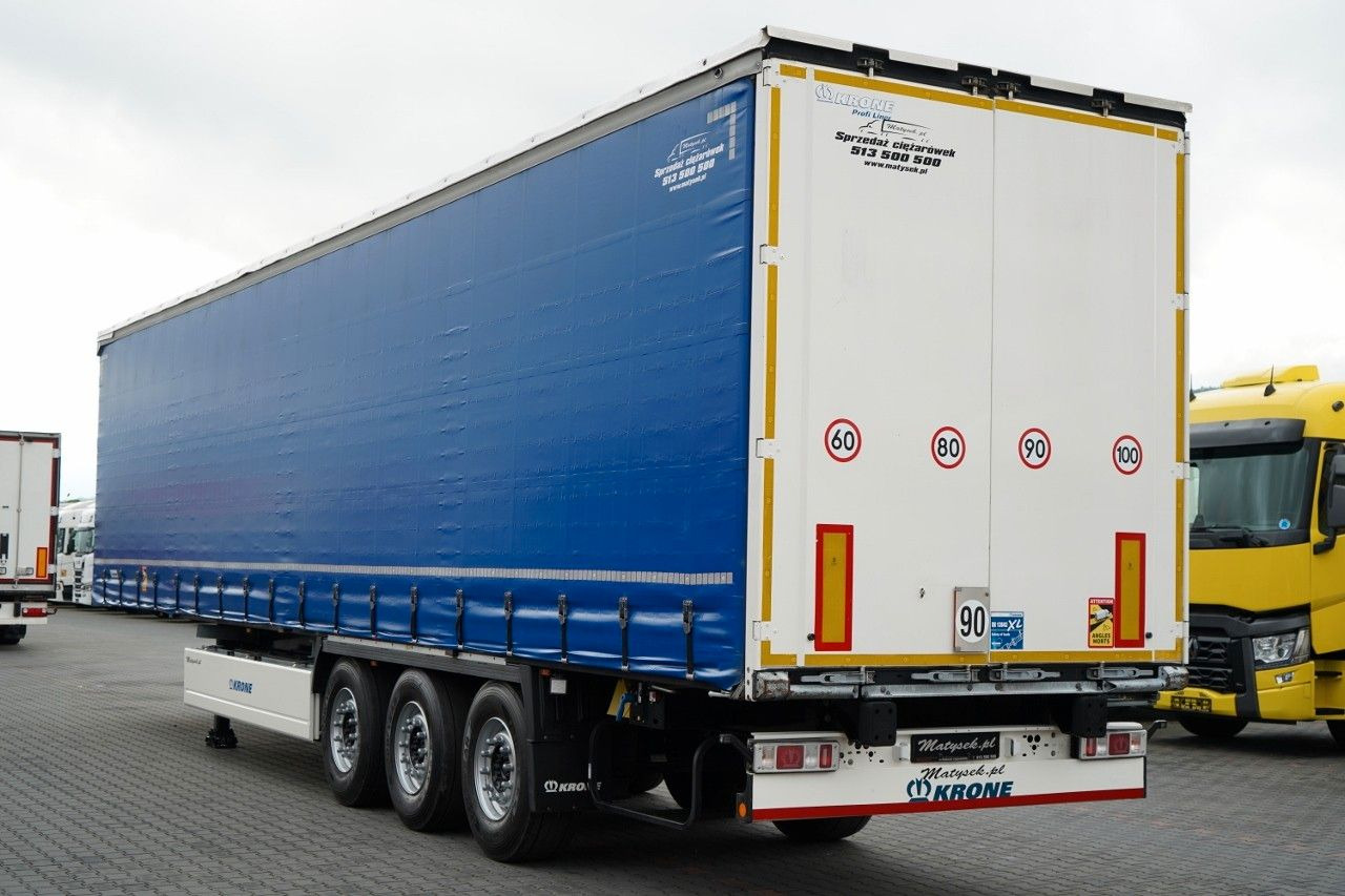 Krone FIRANKA / STANDARD / KOSZ NA PALETY / PLANDEKA - סמיטריילר עם וילונות צד: תמונה 3 Krone FIRANKA / STANDARD / KOSZ NA PALETY / PLANDEKA - סמיטריילר עם וילונות צד: תמונה 3