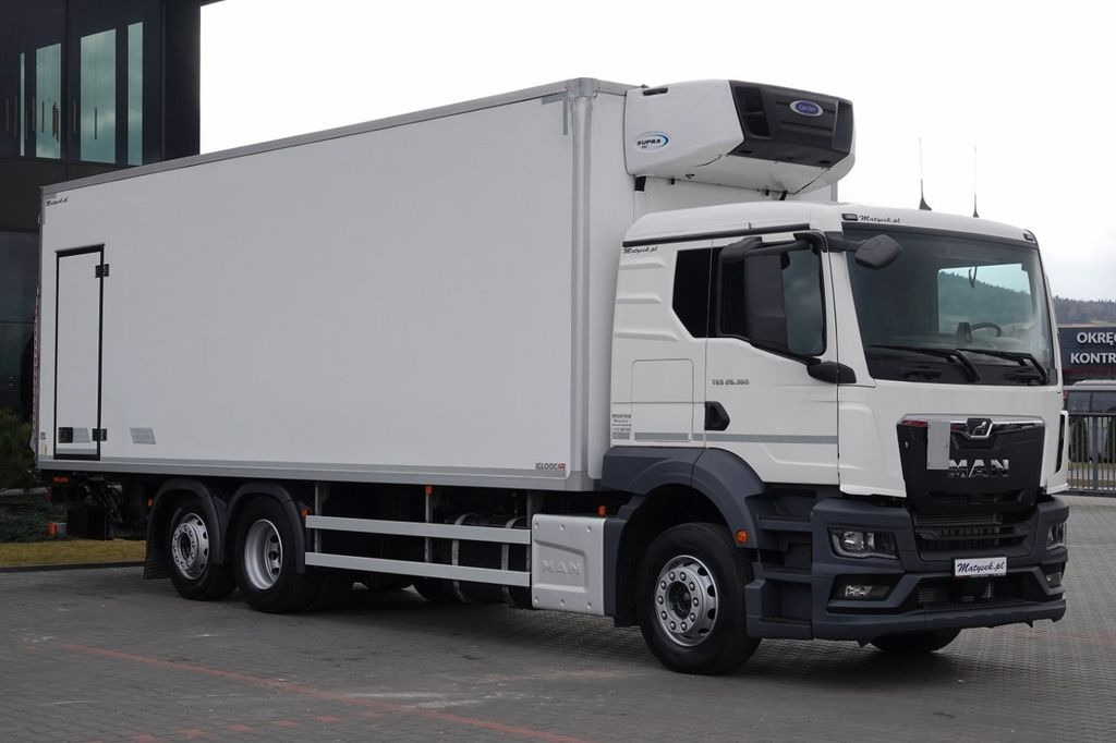 MAN TGS 26.360 / 6x2 / CHŁODNIA -8,2 M / SUPRA 850MT MAN TGS 26.360 / 6x2 / CHŁODNIA -8,2 M / SUPRA 850MT - משאית קירור: תמונה 1 MAN TGS 26.360 / 6x2 / CHŁODNIA -8,2 M / SUPRA 850MT MAN TGS 26.360 / 6x2 / CHŁODNIA -8,2 M / SUPRA 850MT - משאית קירור: תמונה 1