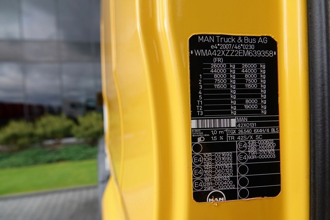 יחידת טרקטור MAN TGX 26.540 / 6x2 / 6X4 /  PUSHER / HYDRAULIKA  /: תמונה 18