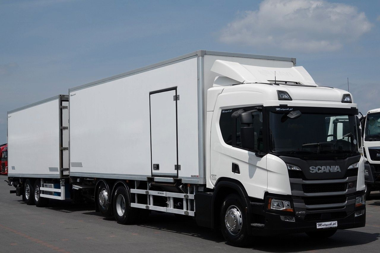 Scania P 410 / CHŁODNIA / ZESTAW TANDEM / PRZEJAZDOWY / - משאית קירור: תמונה 1 Scania P 410 / CHŁODNIA / ZESTAW TANDEM / PRZEJAZDOWY / - משאית קירור: תמונה 1