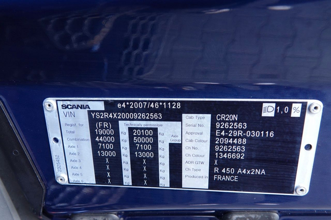 יחידת טרקטור Scania R 450 / RETARDER  / NISKA KABINA / PO KONTRAKCI: תמונה 18