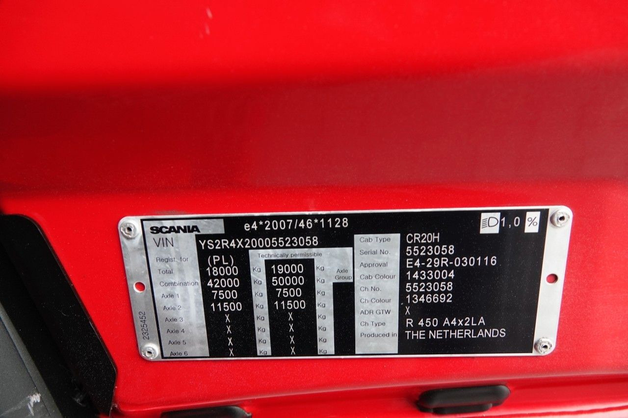 יחידת טרקטור Scania R 450 / RETARDER /  PO KONTRAKCIE SERWISOWYM: תמונה 18