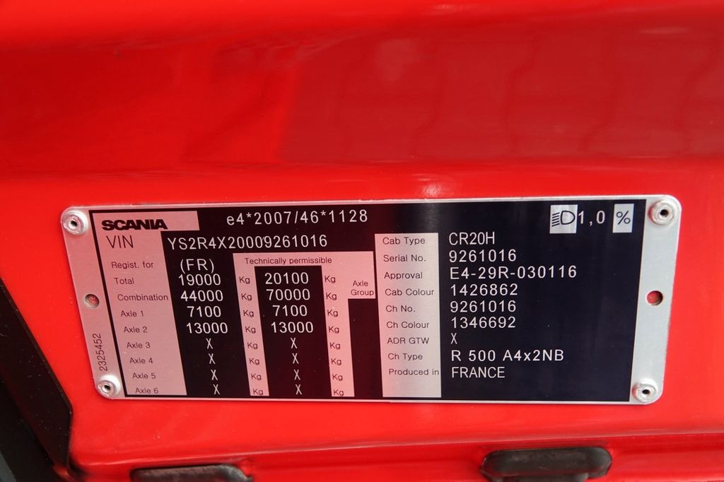 יחידת טרקטור Scania R 500 / RETARDER / I-PARK COOL / FULL AIRMATIC /: תמונה 18