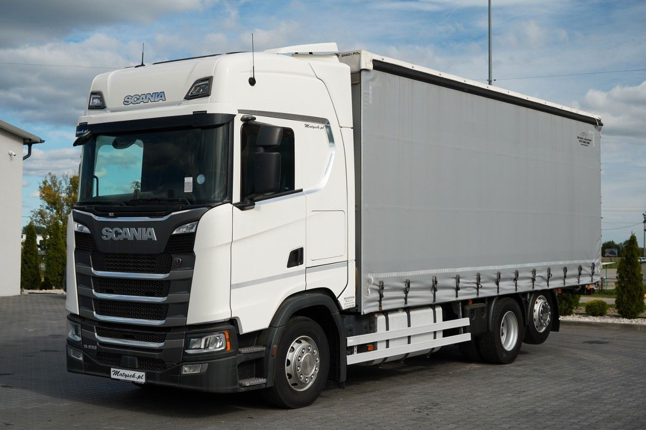 Scania S 450 / SOLÓWKA / 6X2 / OŚ PODNOSZONA / 2019 / - משאית וילונות צד: תמונה 2 Scania S 450 / SOLÓWKA / 6X2 / OŚ PODNOSZONA / 2019 / - משאית וילונות צד: תמונה 2