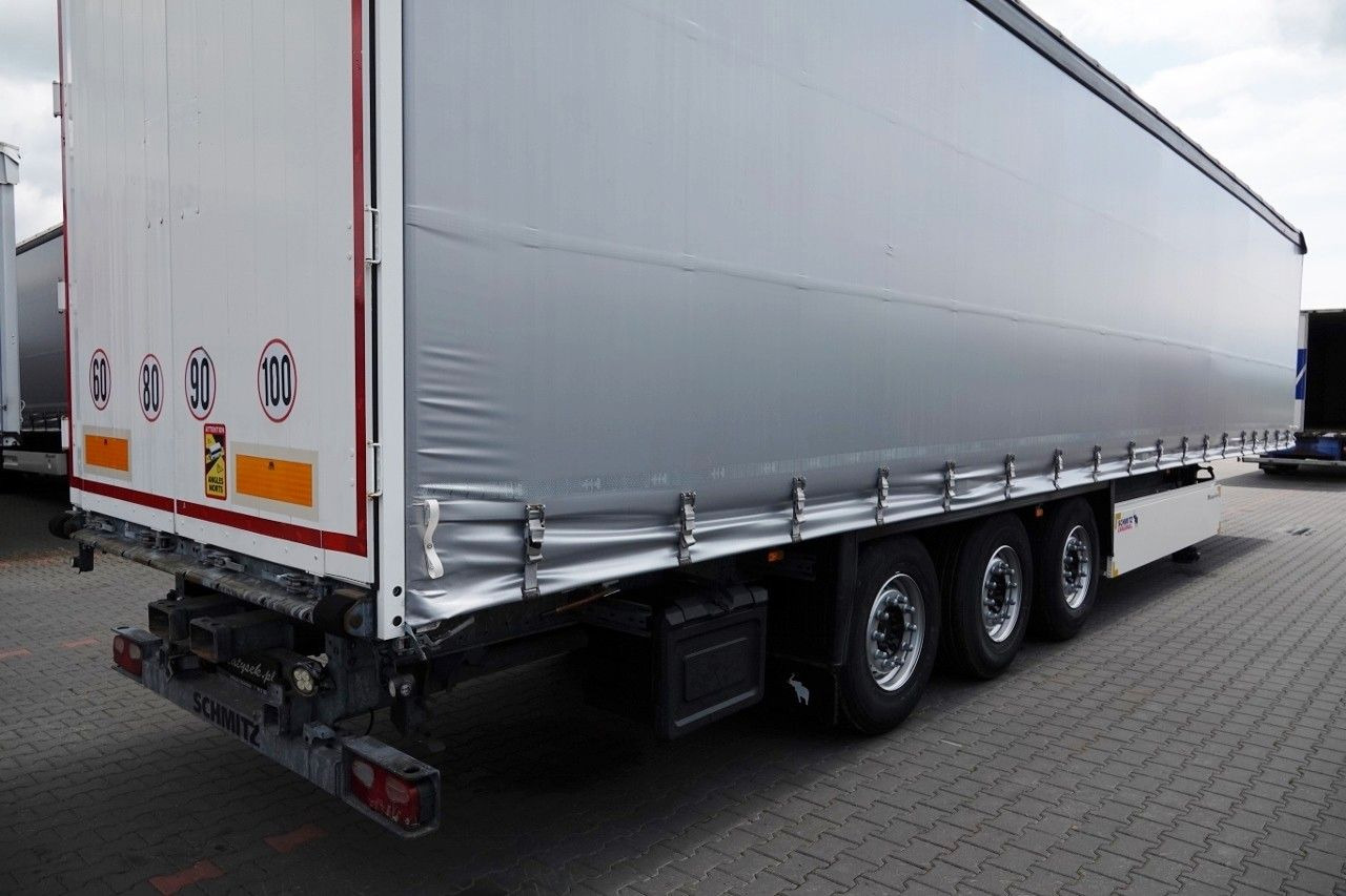סמיטריילר עם וילונות צד Schmitz Cargobull FIRANKA / STANDARD /  OŚ PODNOSZONA / KOSZ NA PA: תמונה 9