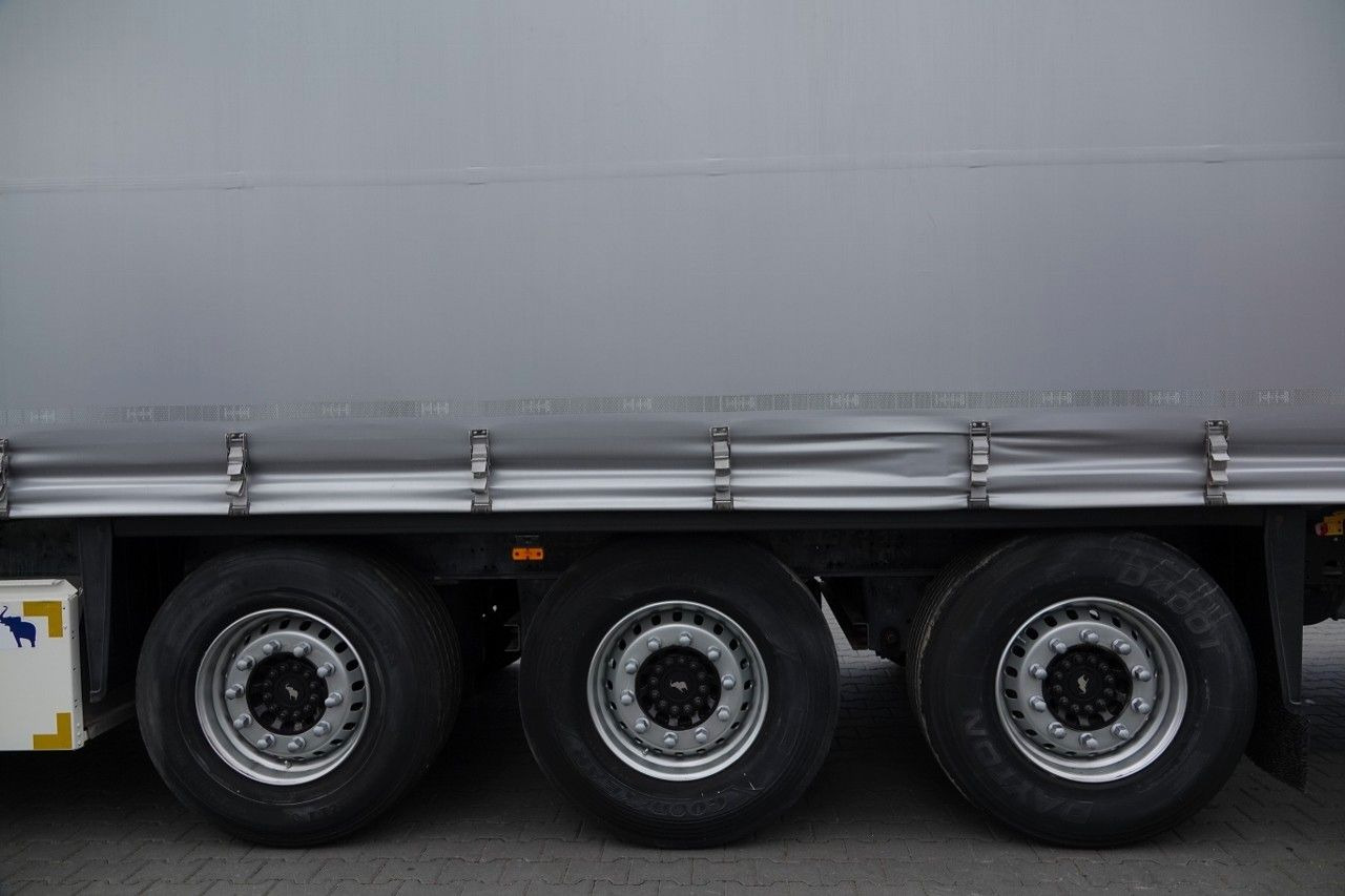 סמיטריילר עם וילונות צד Schmitz Cargobull FIRANKA / STANDARD /  OŚ PODNOSZONA / KOSZ NA PA: תמונה 18