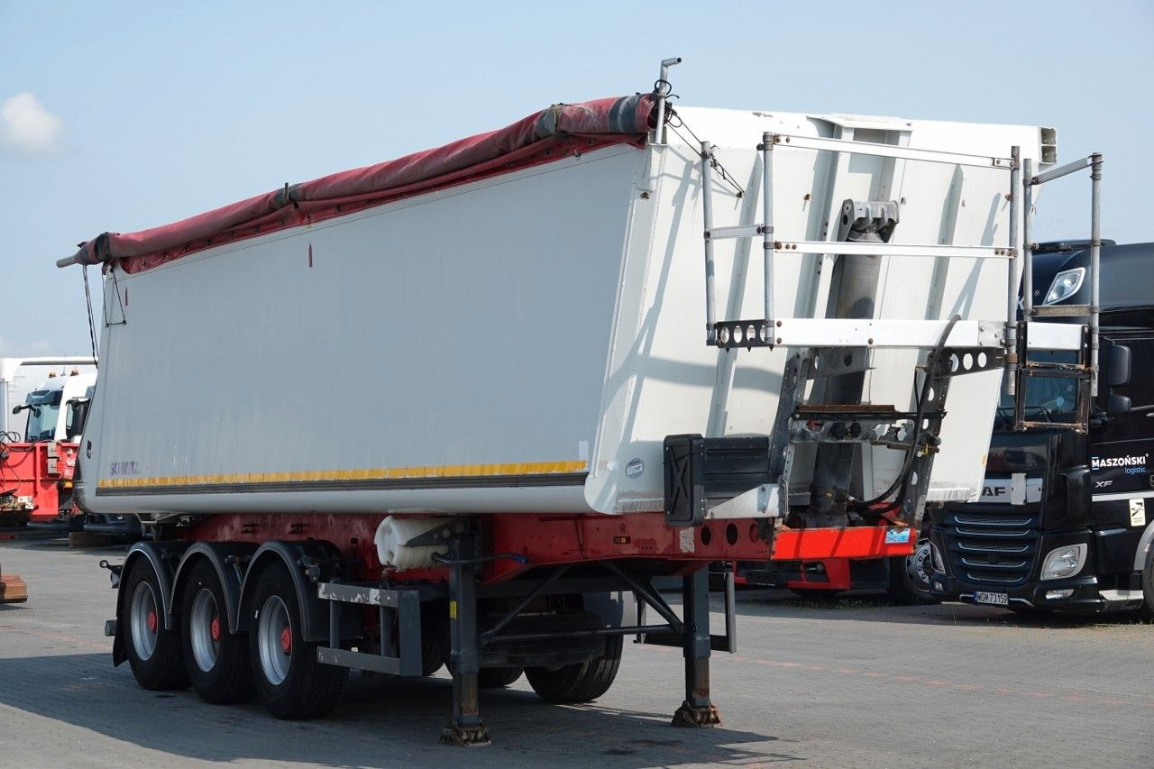 Schmitz Cargobull WYWROTKA 40 M3 / MULDA ALUMINIOWA / OŚ PODNOSZON - סמיטריילר עם מזהיר: תמונה 1 Schmitz Cargobull WYWROTKA 40 M3 / MULDA ALUMINIOWA / OŚ PODNOSZON - סמיטריילר עם מזהיר: תמונה 1