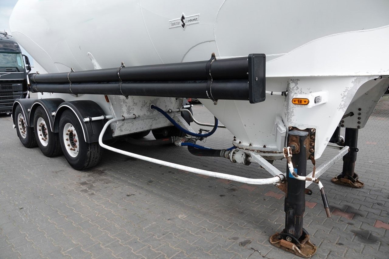 סמיטריילר Silo Spitzer CEMENTONACZEPA / 37 000 L / SILOS / 3 KOMORY: תמונה 9