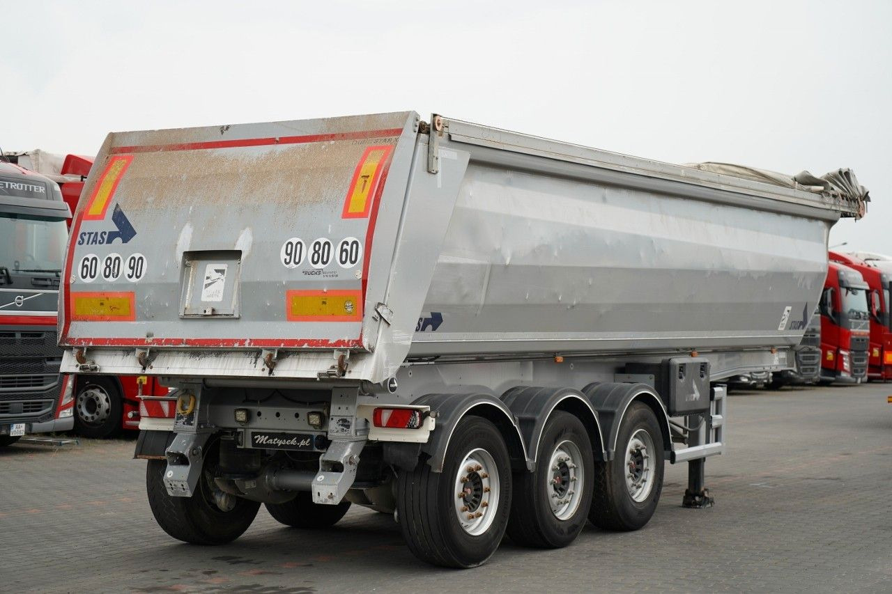 Stas WYWROTKA / 26m3 / ALUMINIOWA / OŚ PONOSZONA / S - סמיטריילר עם מזהיר: תמונה 4 Stas WYWROTKA / 26m3 / ALUMINIOWA / OŚ PONOSZONA / S - סמיטריילר עם מזהיר: תמונה 4