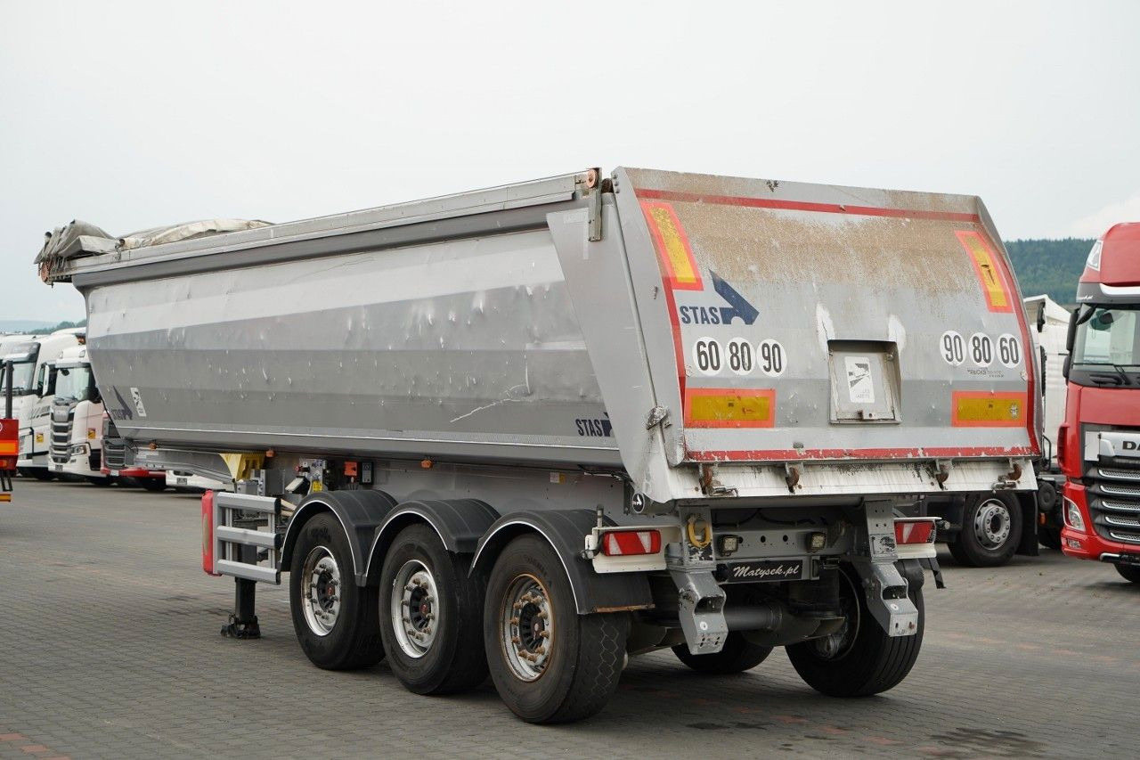 Stas WYWROTKA / 26m3 / ALUMINIOWA / OŚ PONOSZONA / S - סמיטריילר עם מזהיר: תמונה 3 Stas WYWROTKA / 26m3 / ALUMINIOWA / OŚ PONOSZONA / S - סמיטריילר עם מזהיר: תמונה 3