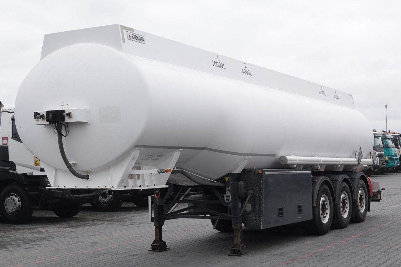 Stokota CYSTERNA DO PALIWA / 37 800 L / 4 KOMORY / SAF - סמיטריילר מכל: תמונה 1 Stokota CYSTERNA DO PALIWA / 37 800 L / 4 KOMORY / SAF - סמיטריילר מכל: תמונה 1