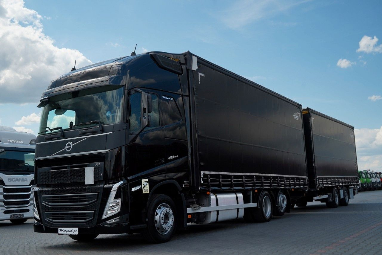Volvo FH 460 / I-SAVE / XXL / ZESTAW TANDEM PRZEJAZDOW - משאית וילונות צד: תמונה 1 Volvo FH 460 / I-SAVE / XXL / ZESTAW TANDEM PRZEJAZDOW - משאית וילונות צד: תמונה 1