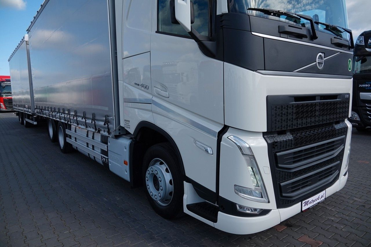 Volvo FH 460 / ZESTAW TANDEM / 120 M3 / CAŁY NA PODUS - משאית וילונות צד: תמונה 5 Volvo FH 460 / ZESTAW TANDEM / 120 M3 / CAŁY NA PODUS - משאית וילונות צד: תמונה 5