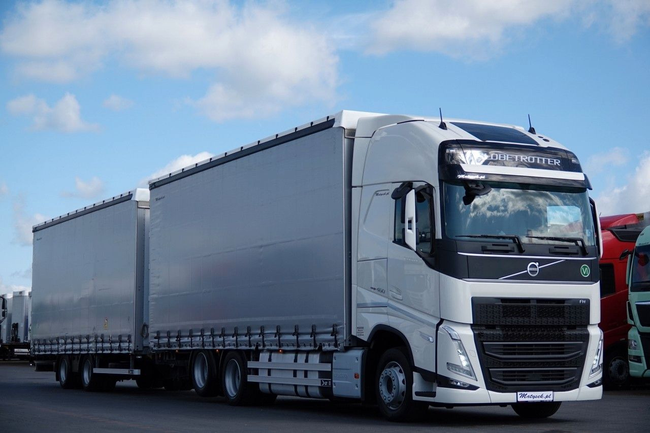 Volvo FH 460 / ZESTAW TANDEM / 120 M3 / CAŁY NA PODUS - משאית וילונות צד: תמונה 4 Volvo FH 460 / ZESTAW TANDEM / 120 M3 / CAŁY NA PODUS - משאית וילונות צד: תמונה 4