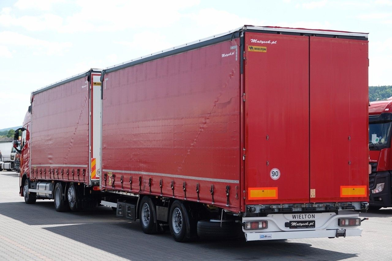 Volvo FH 460 / ZESTAW TANDEM 120 M3 / I-PARK COOL - משאית וילונות צד: תמונה 3 Volvo FH 460 / ZESTAW TANDEM 120 M3 / I-PARK COOL - משאית וילונות צד: תמונה 3