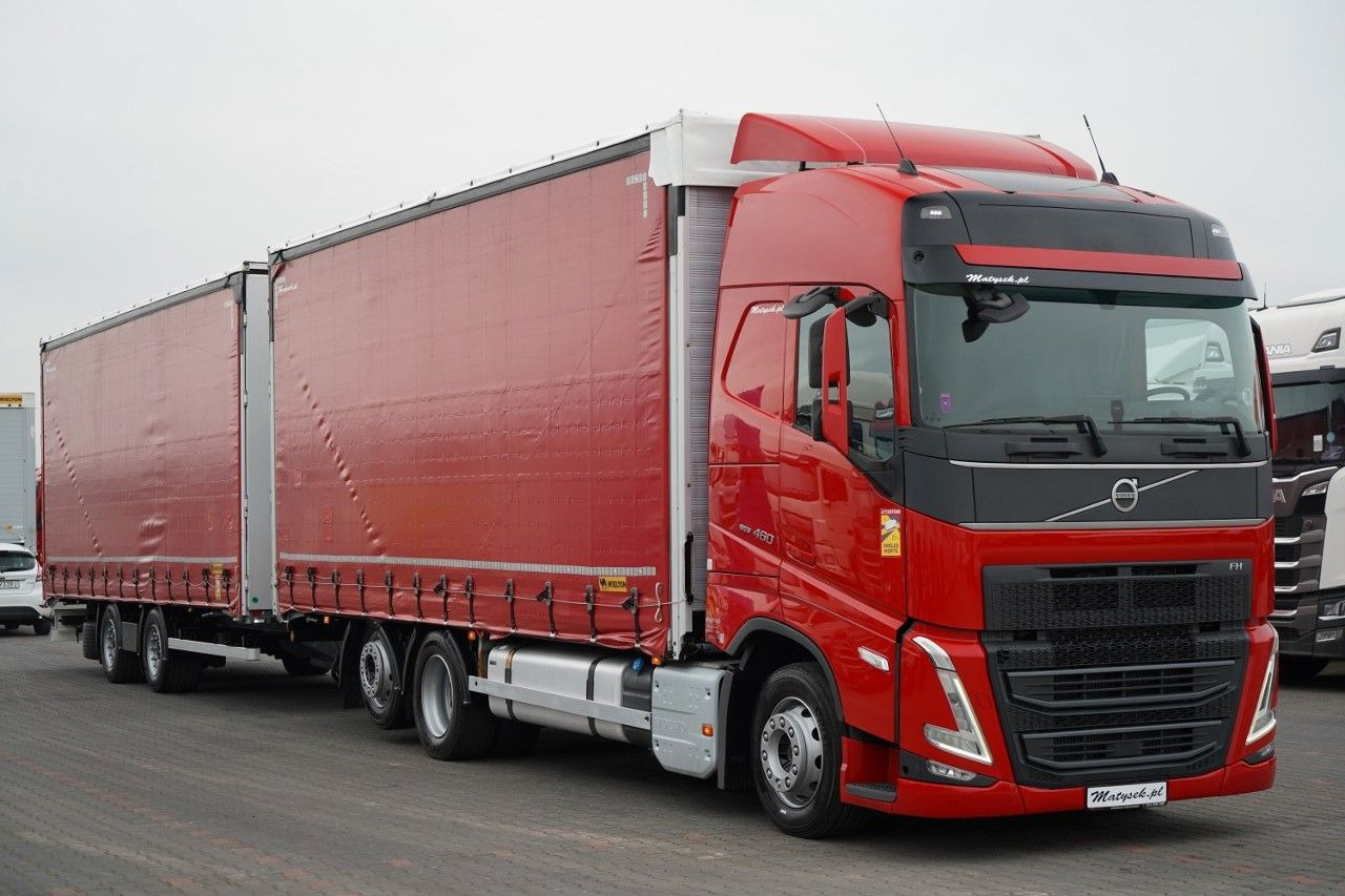 Volvo FH 460 / ZESTAW TANDEM / 120 M3 / PRZEJAZDOWY / - משאית וילונות צד: תמונה 5 Volvo FH 460 / ZESTAW TANDEM / 120 M3 / PRZEJAZDOWY / - משאית וילונות צד: תמונה 5