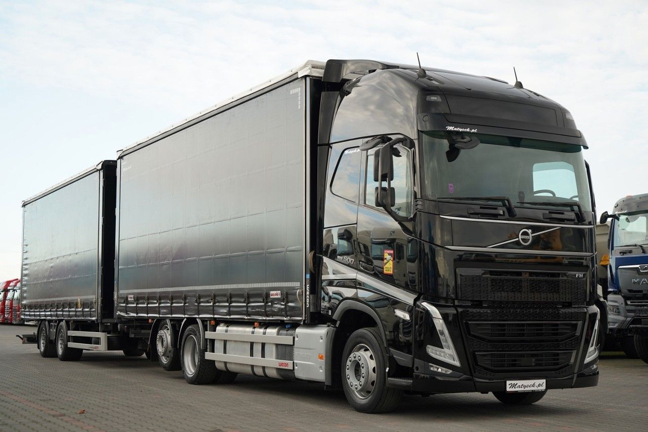 Volvo FH 500 / I-SAVE / XL / ZESTAW TANDEM PRZEJAZDOWY - משאית וילונות צד: תמונה 4 Volvo FH 500 / I-SAVE / XL / ZESTAW TANDEM PRZEJAZDOWY - משאית וילונות צד: תמונה 4