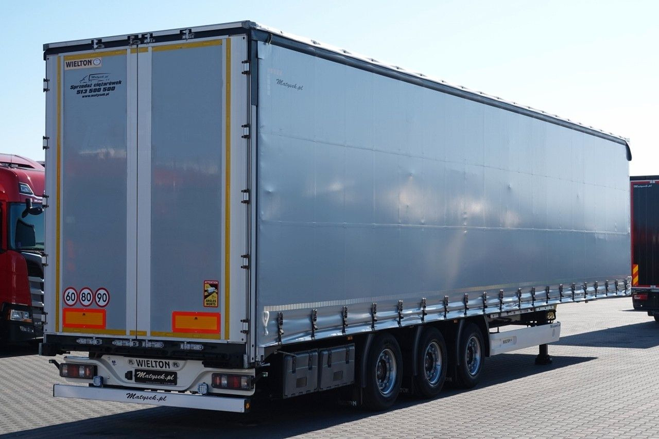Wielton FIRANKA MEGA / LOWDECK / OŚ PODNOSZONA / DACH PO - סמיטריילר עם וילונות צד: תמונה 4 Wielton FIRANKA MEGA / LOWDECK / OŚ PODNOSZONA / DACH PO - סמיטריילר עם וילונות צד: תמונה 4