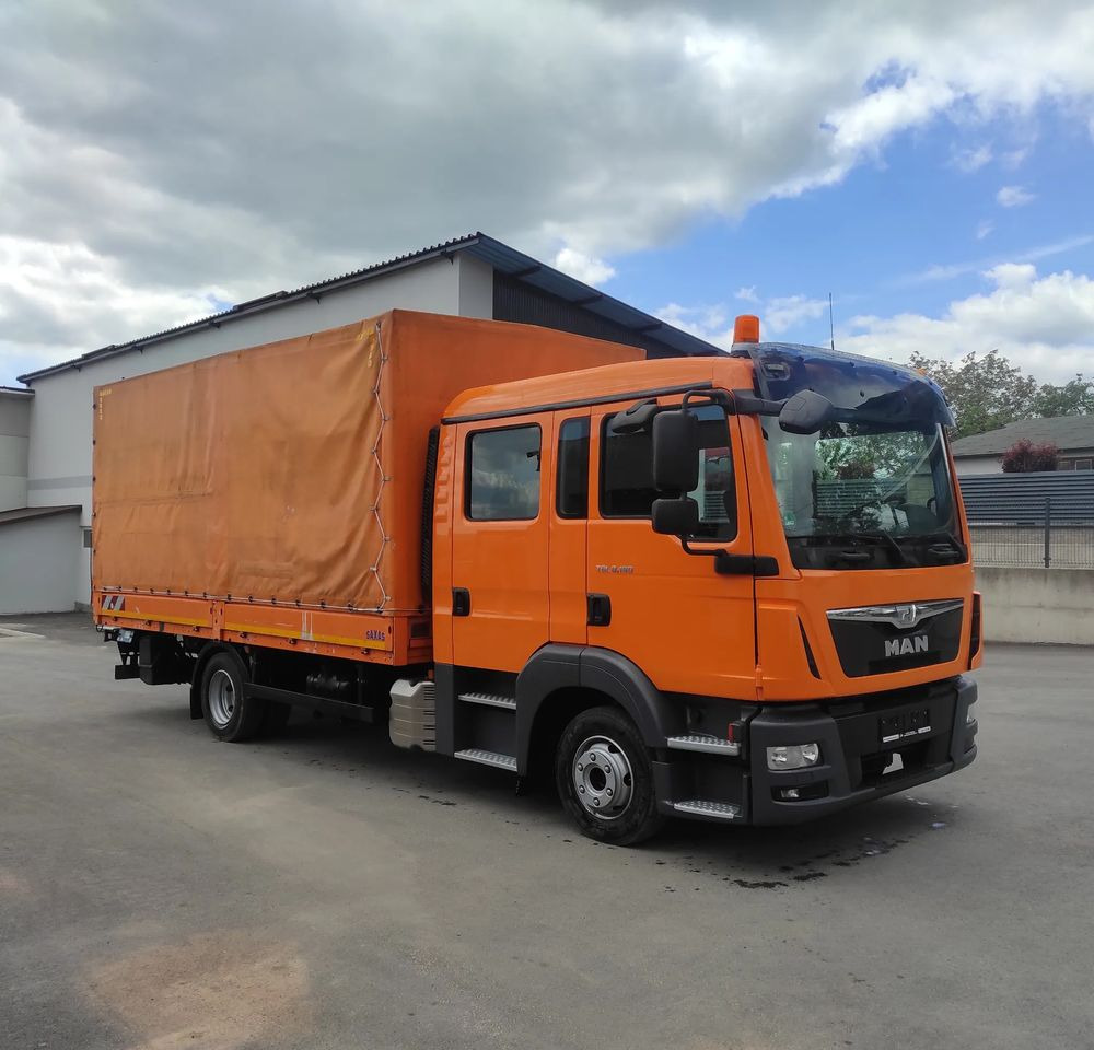 MAN TGL 8.180 DOKA / 6 OSOBOWY /BUTRO-PLANDEKA / - משאית וילונות צד: תמונה 2 MAN TGL 8.180 DOKA / 6 OSOBOWY /BUTRO-PLANDEKA / - משאית וילונות צד: תמונה 2