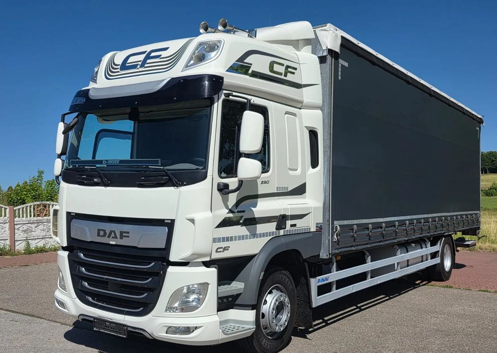 DAF CF290/CF320/FIRANKA/WINDA DHOLLANDIA / E6/JEDEN WŁAŚCICIEL/SPROWADZONY/22PALETY/2019/PODNOSZONY DACH/ JAK NOWY - משאית וילונות צד: תמונה 2 DAF CF290/CF320/FIRANKA/WINDA DHOLLANDIA / E6/JEDEN WŁAŚCICIEL/SPROWADZONY/22PALETY/2019/PODNOSZONY DACH/ JAK NOWY - משאית וילונות צד: תמונה 2