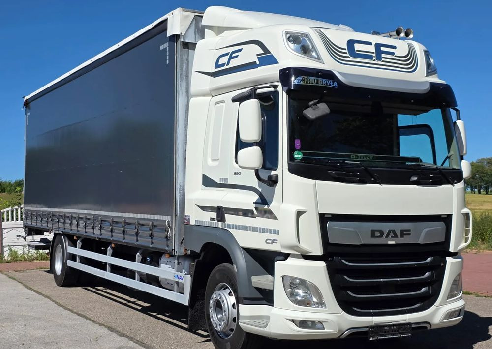 DAF CF290/CF320/FIRANKA/WINDA DHOLLANDIA / E6/JEDEN WŁAŚCICIEL/SPROWADZONY/22PALETY/2019/PODNOSZONY DACH/ JAK NOWY - משאית וילונות צד: תמונה 1 DAF CF290/CF320/FIRANKA/WINDA DHOLLANDIA / E6/JEDEN WŁAŚCICIEL/SPROWADZONY/22PALETY/2019/PODNOSZONY DACH/ JAK NOWY - משאית וילונות צד: תמונה 1