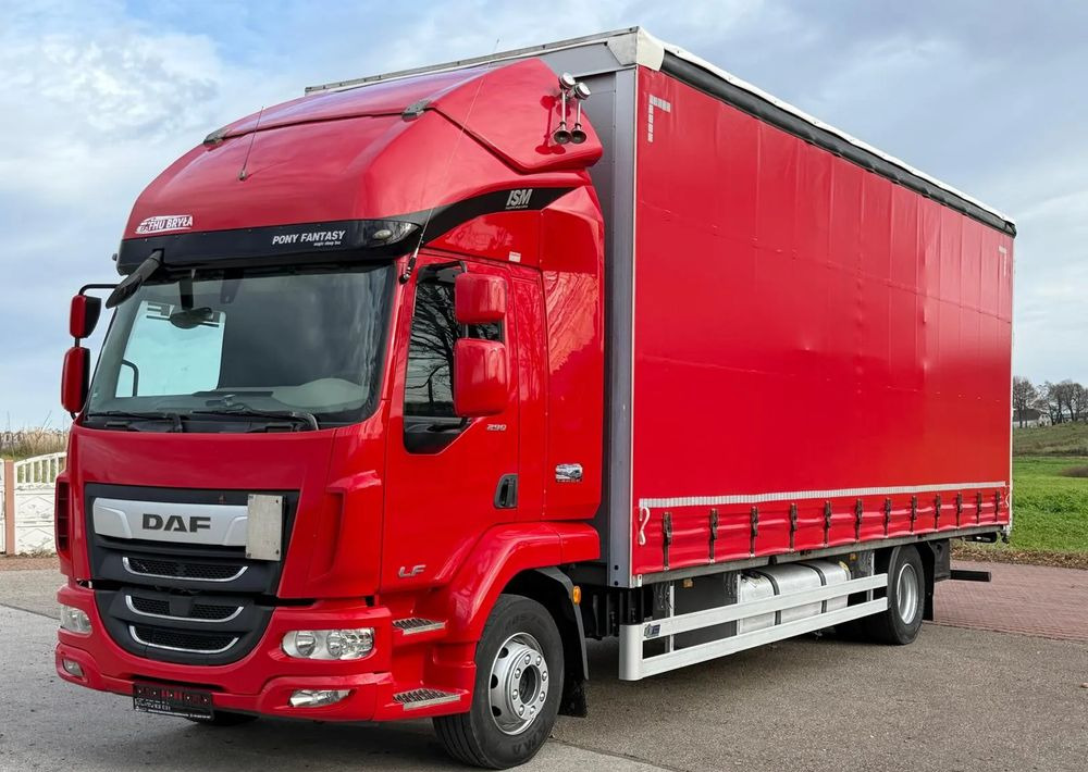 DAF LF 260 / WINDA / 16TON DMC / 3M WYSOKOŚĆ / JUMBO / FIRANKA / SYPIALKA / AUTOMAT / JEDEN WŁAŚCICIE / EURO 6 / 2017/ SPROWADZONY / 19 PALET / DUŻA ŁADOWNOŚĆ / - משאית וילונות צד: תמונה 1 DAF LF 260 / WINDA / 16TON DMC / 3M WYSOKOŚĆ / JUMBO / FIRANKA / SYPIALKA / AUTOMAT / JEDEN WŁAŚCICIE / EURO 6 / 2017/ SPROWADZONY / 19 PALET / DUŻA ŁADOWNOŚĆ / - משאית וילונות צד: תמונה 1