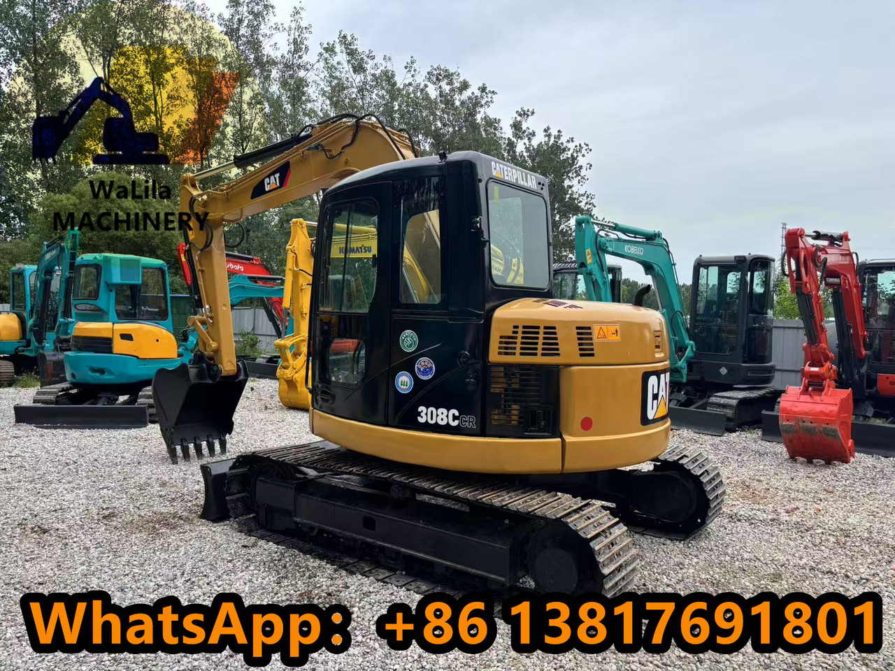 CAT CAT 308CCR - מיני מחפר: תמונה 3 CAT CAT 308CCR - מיני מחפר: תמונה 3