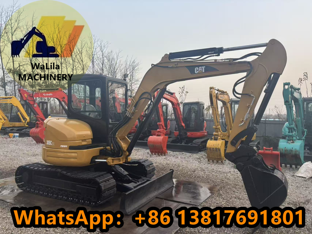 CATERPILLAR CAT305CCR - מיני מחפר: תמונה 2 CATERPILLAR CAT305CCR - מיני מחפר: תמונה 2