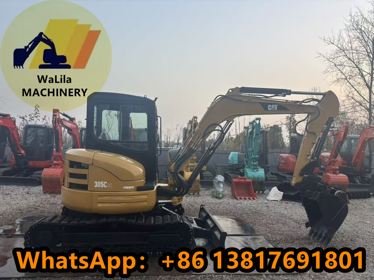 CATERPILLAR CAT305CCR - מיני מחפר: תמונה 1 CATERPILLAR CAT305CCR - מיני מחפר: תמונה 1