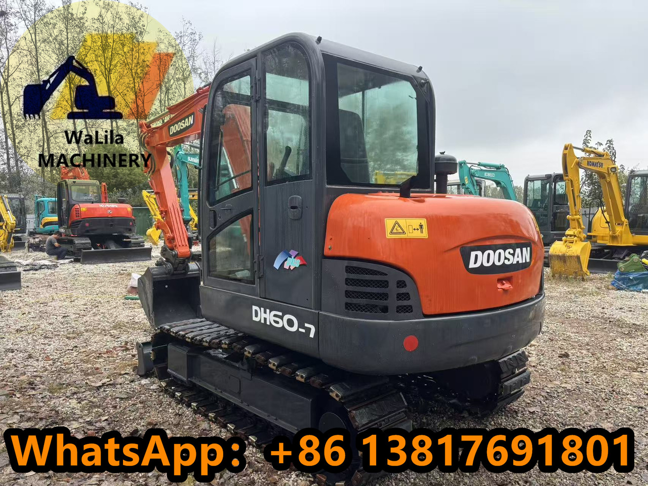 DOOSAN DH60 - מיני מחפר: תמונה 3 DOOSAN DH60 - מיני מחפר: תמונה 3