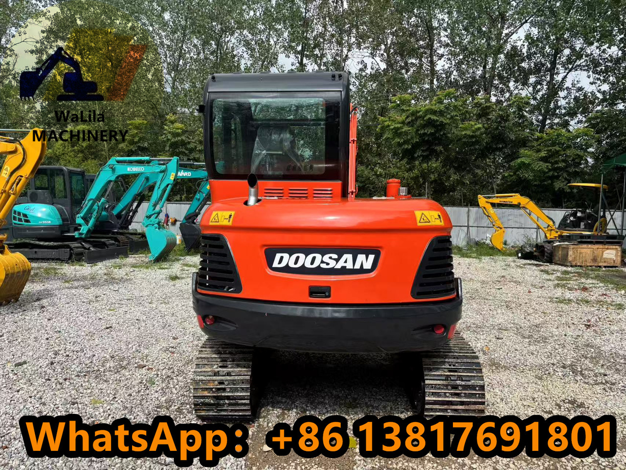 DOOSAN DX60-9 - מיני מחפר: תמונה 3 DOOSAN DX60-9 - מיני מחפר: תמונה 3