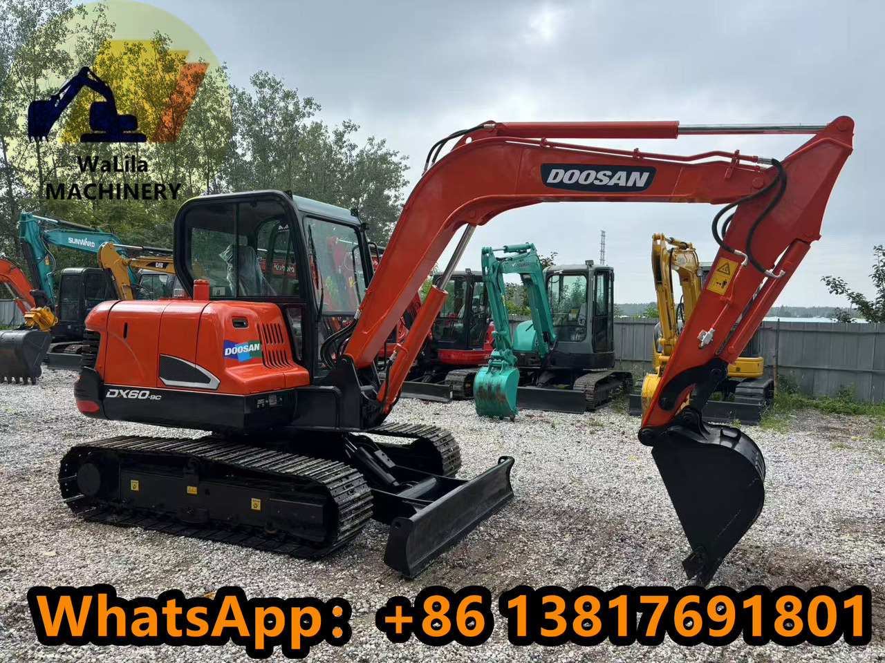 DOOSAN DX60-9 - מיני מחפר: תמונה 5 DOOSAN DX60-9 - מיני מחפר: תמונה 5