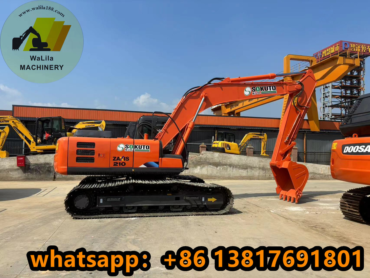 HITACHI ZX210-3G - מחפר סורק: תמונה 1 HITACHI ZX210-3G - מחפר סורק: תמונה 1