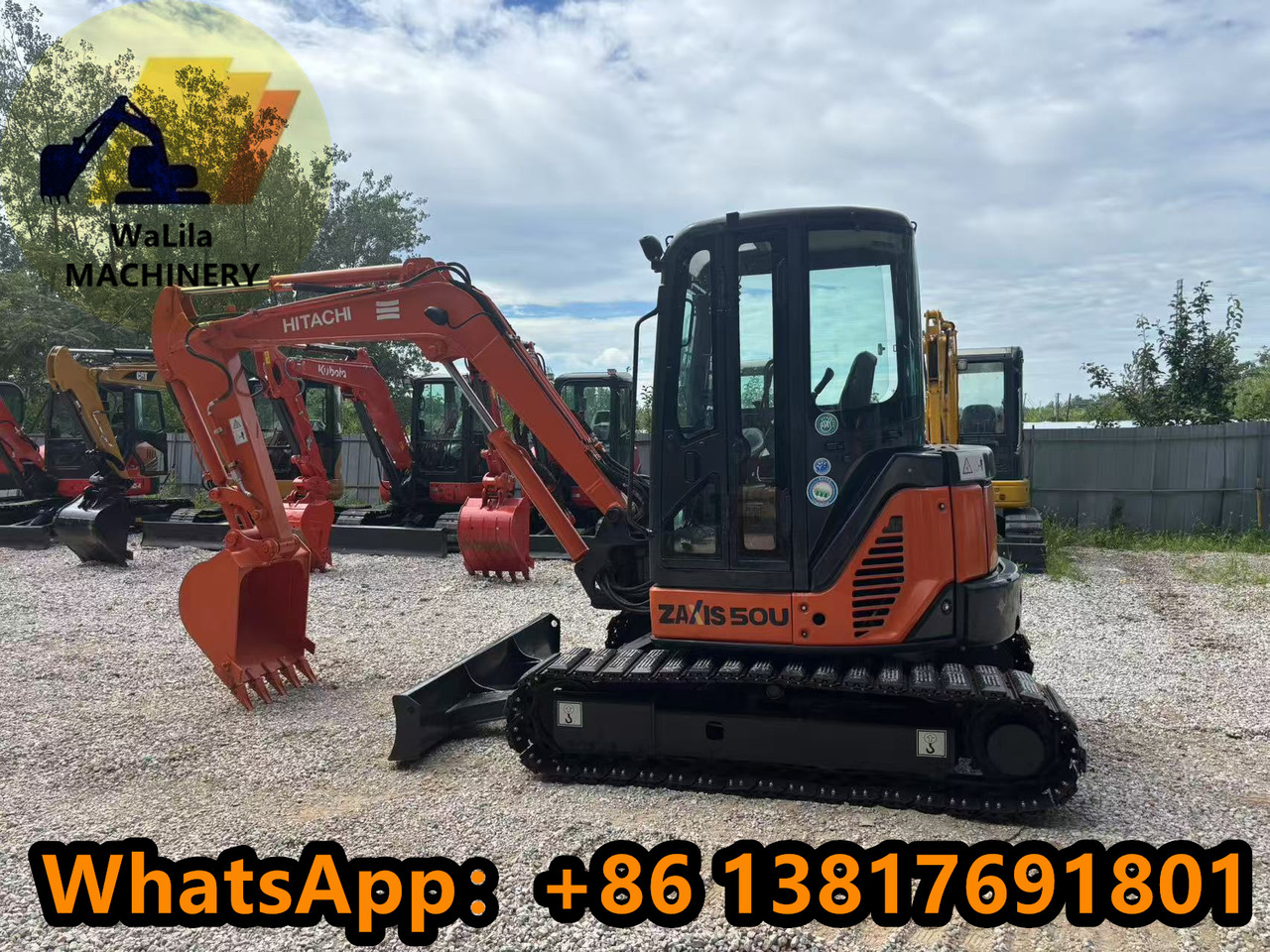 HITACHI ZX50US - מיני מחפר: תמונה 1 HITACHI ZX50US - מיני מחפר: תמונה 1