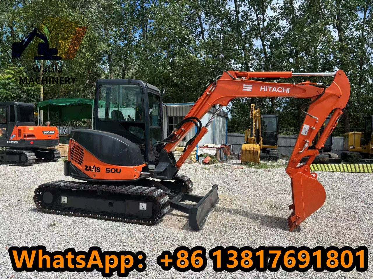 HITACHI ZX50 - מיני מחפר: תמונה 4 HITACHI ZX50 - מיני מחפר: תמונה 4