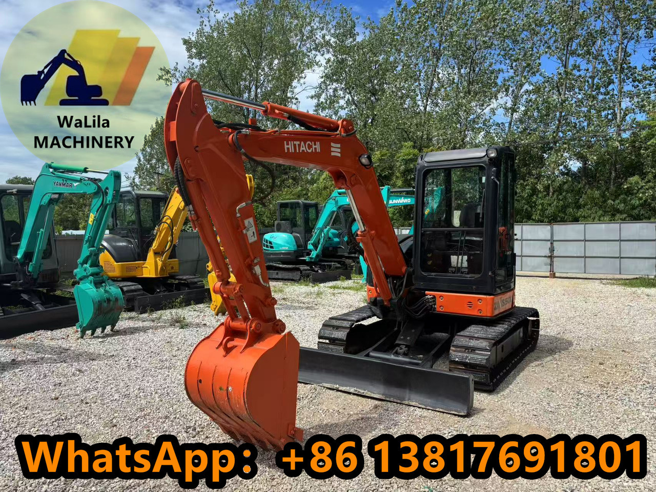 HITACHI ZX50 - מיני מחפר: תמונה 2 HITACHI ZX50 - מיני מחפר: תמונה 2