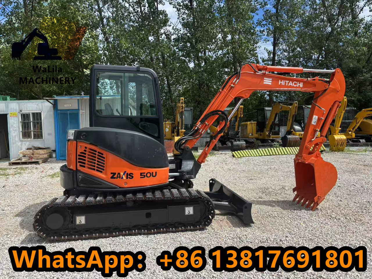 HITACHI Zx50 - מיני מחפר: תמונה 1 HITACHI Zx50 - מיני מחפר: תמונה 1