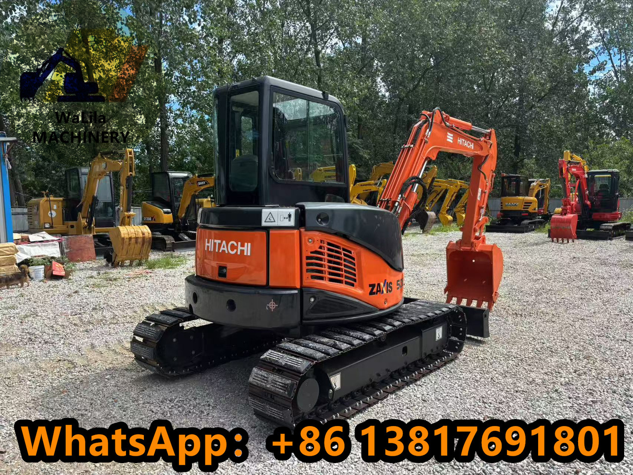 HITACHI Zx50 - מיני מחפר: תמונה 5 HITACHI Zx50 - מיני מחפר: תמונה 5