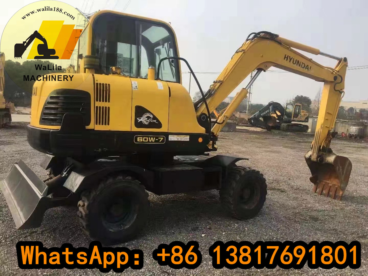 HYUNDAI R60W - מיני מחפר: תמונה 4 HYUNDAI R60W - מיני מחפר: תמונה 4