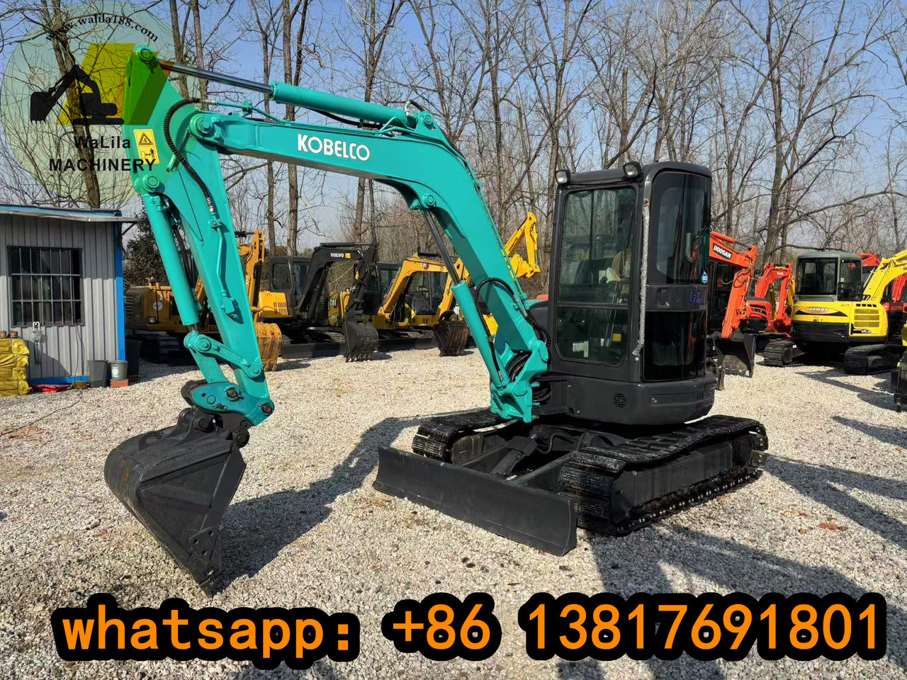 KOBELCO SK55 - מיני מחפר: תמונה 3 KOBELCO SK55 - מיני מחפר: תמונה 3