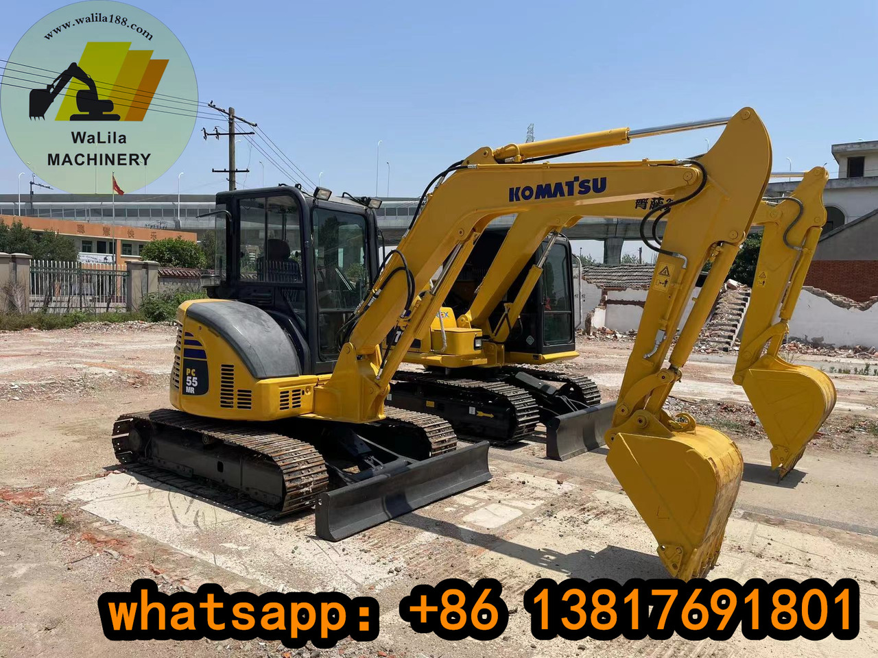 KOMATSU PC 55 MR-3 - מיני מחפר: תמונה 4 KOMATSU PC 55 MR-3 - מיני מחפר: תמונה 4